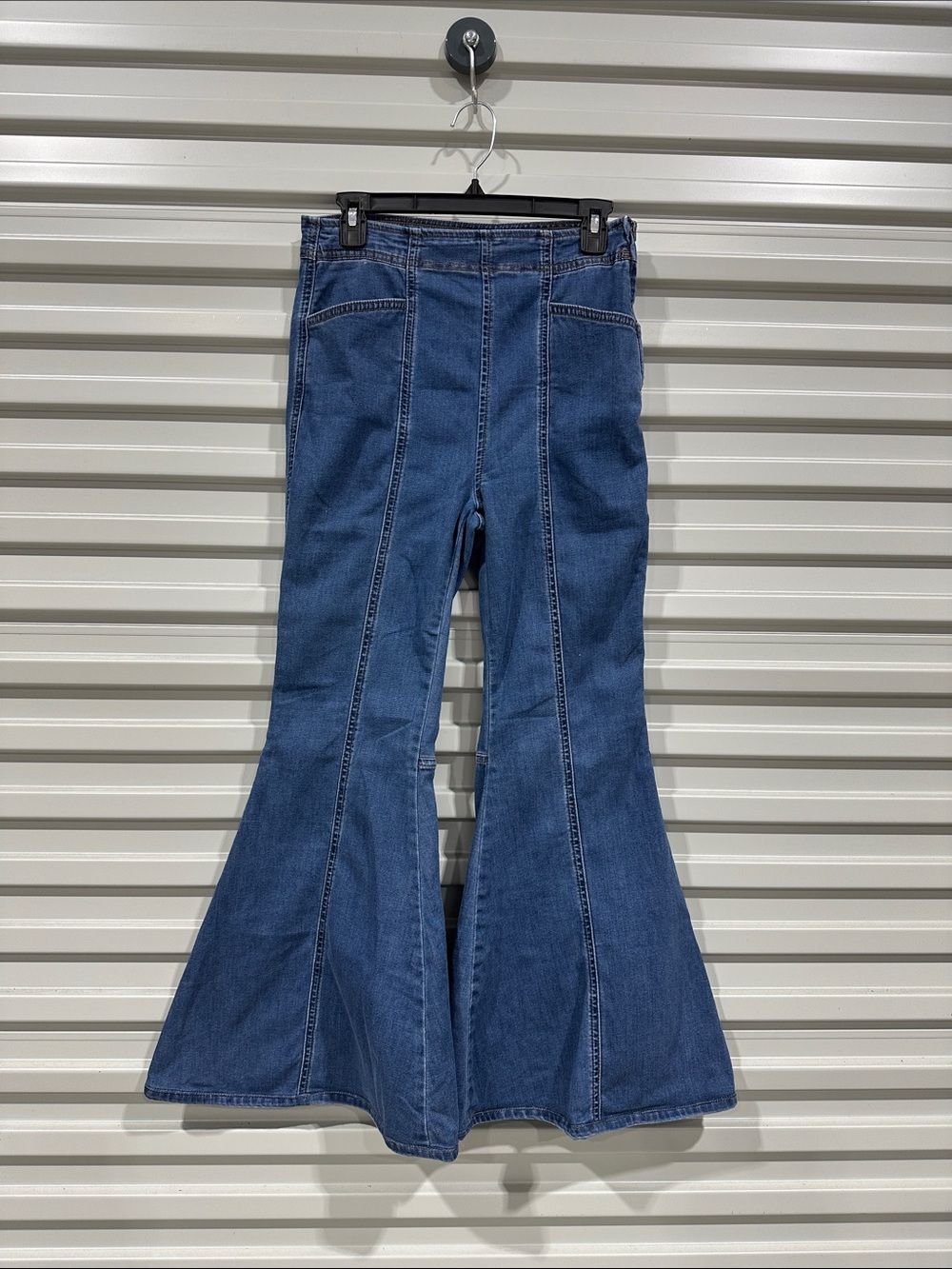 We The Free Indigo High-Rise Panel Flare Jeans
